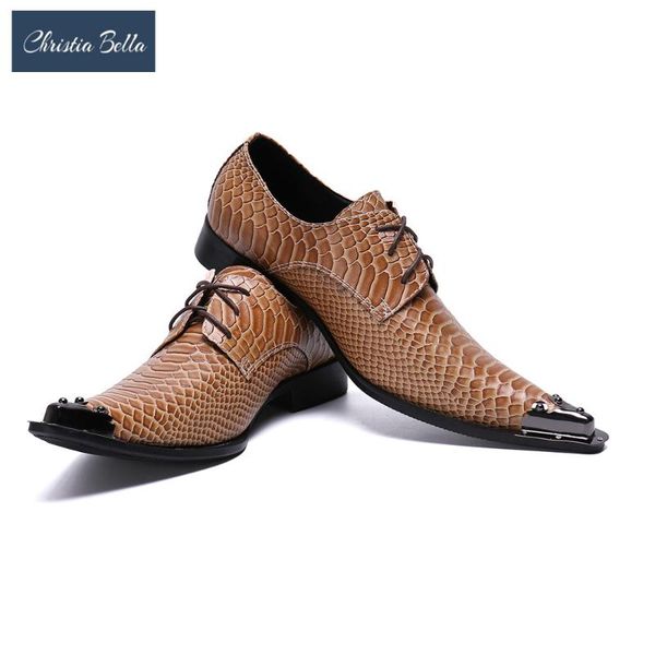 christia bella fashion new men oxfords shoes snake skin formal business shoes large size metal pointed toe real leather, Black
christia bella fashion new men oxfords shoes snake skin formal business shoes large size metal pointed toe real leather, Black