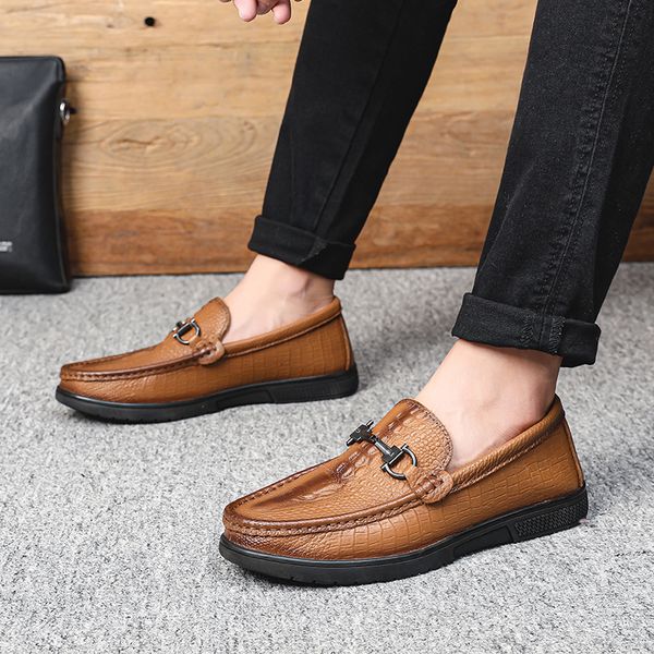crocodile pattern classic luxury loafers for men fashion mens business shoes formal italian manual shoes platform footwear, Black
crocodile pattern classic luxury loafers for men fashion mens business shoes formal italian manual shoes platform footwear, Black