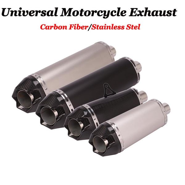 51mm universal motorcycle exhaust pipe muffler escape moto carbon fiber db killer for arrow zx10r cbr500 cbr1000 r25 750 mt07
51mm universal motorcycle exhaust pipe muffler escape moto carbon fiber db killer for arrow zx10r cbr500 cbr1000 r25 750 mt07