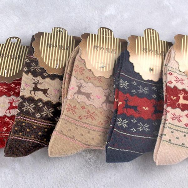 men's socks christmas deer design casual knit wool warm winter mens women comfortable soxs1, Black
men's socks christmas deer design casual knit wool warm winter mens women comfortable soxs1, Black