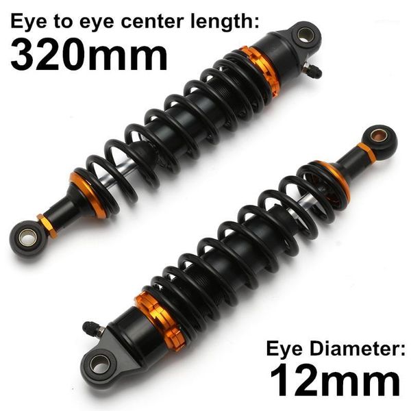 12.5" 320mm motorcycle air absorber rear suspension for motor scooter atv quad black d151
12.5" 320mm motorcycle air absorber rear suspension for motor scooter atv quad black d151