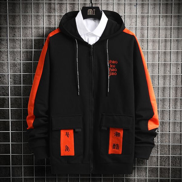 hoodie sweatshirt man men patchwork zipper coat oversized japanese streetwear black hoodies winter m-3xl kg-962
hoodie sweatshirt man men patchwork zipper coat oversized japanese streetwear black hoodies winter m-3xl kg-962