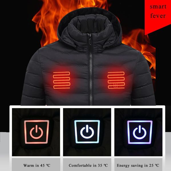 men's down & parkas mens women heated outdoor parka coat usb battery heating hooded jackets warm winter thermal jacket, Black
men's down & parkas mens women heated outdoor parka coat usb battery heating hooded jackets warm winter thermal jacket, Black
