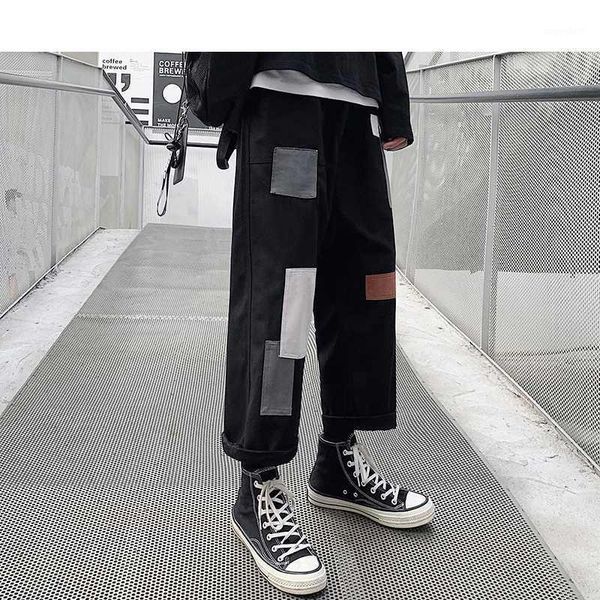 men patchwork korean harem pants 2020 mens chic harajuku black sweatpants joggers male hip hop casual cargo pants1, Blue
men patchwork korean harem pants 2020 mens chic harajuku black sweatpants joggers male hip hop casual cargo pants1, Blue