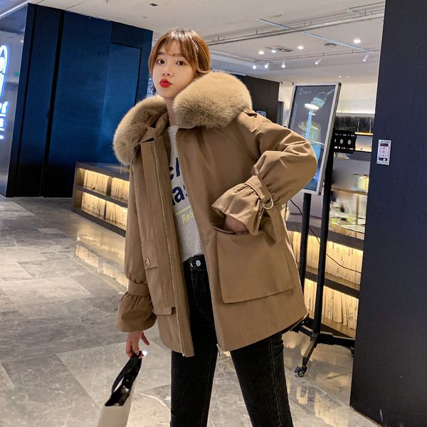 2021 new down and new ladies padded korean style pie leather overcoat short female winter jacket, Black
2021 new down and new ladies padded korean style pie leather overcoat short female winter jacket, Black