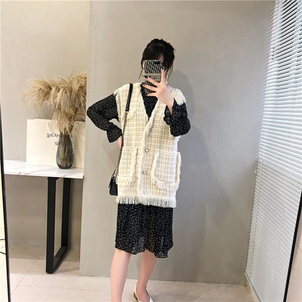 efsjb 2020 осени зима чистого красного свитера top топ новая корейская версия sweaterwear женщин для xiaoxiang fengliusu трикотажного жилета, White;black
efsjb 2020 осени зима чистого красного свитера top топ новая корейская версия sweaterwear женщин для xiaoxiang fengliusu трикотажного жилета, White;black