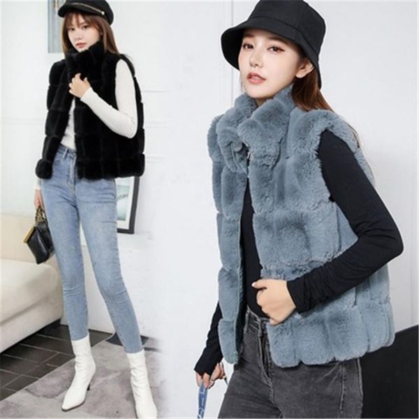faux fur winter vest women soft trouching waist coats female sleeveless jacket for ladies 2021 fashion fake fur outerwear femme, Black
faux fur winter vest women soft trouching waist coats female sleeveless jacket for ladies 2021 fashion fake fur outerwear femme, Black