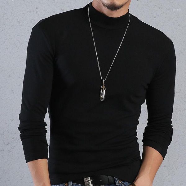 men's turtleneck sweater 2020 autumn winter solid color pull homme hiver man slim fit hombres sweater modal full pullovers l211, White;black
men's turtleneck sweater 2020 autumn winter solid color pull homme hiver man slim fit hombres sweater modal full pullovers l211, White;black