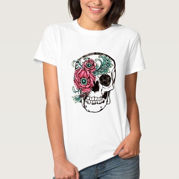 rose skull print t shirt women short sleeve o neck loose tshirt 2020 summer fashion women tee shirt, White
rose skull print t shirt women short sleeve o neck loose tshirt 2020 summer fashion women tee shirt, White