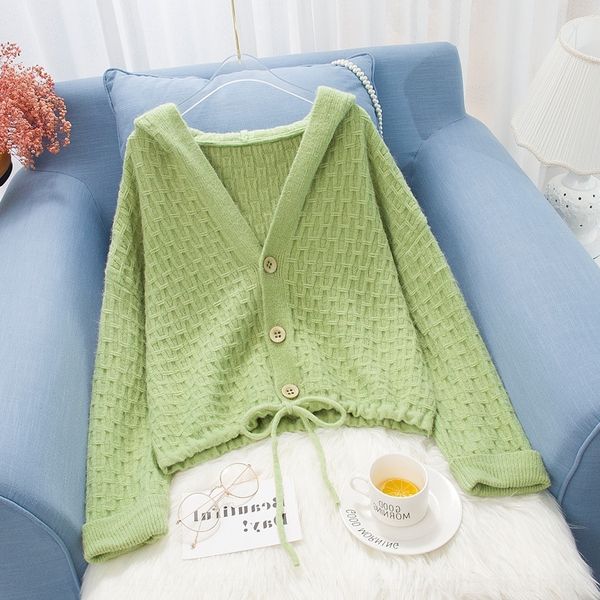 g7cnw 2020 f hoodie knitted sweater new korean knitwear cardigan loose and versatile fashion solid color v-neck lazy hoodie sweater knitwear, White;black
g7cnw 2020 f hoodie knitted sweater new korean knitwear cardigan loose and versatile fashion solid color v-neck lazy hoodie sweater knitwear, White;black