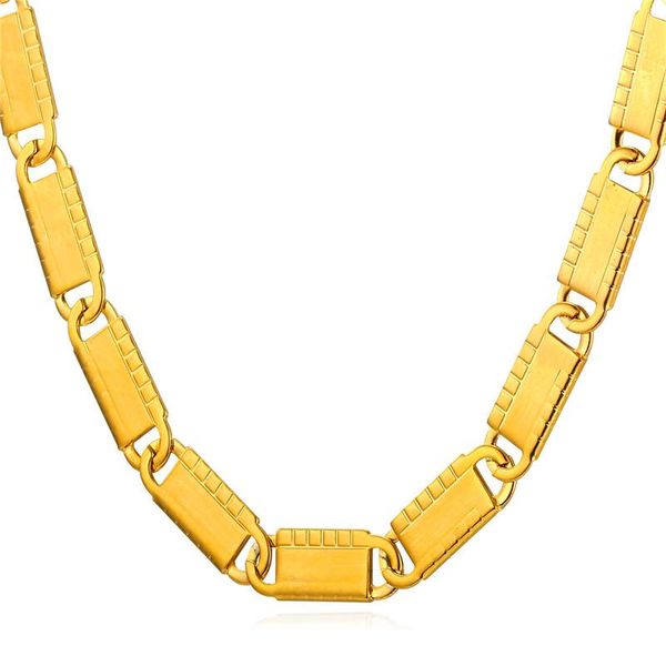 box link chain men necklace stainless steel gold color link chain necklace wholesale men jewelry n108, Silver
box link chain men necklace stainless steel gold color link chain necklace wholesale men jewelry n108, Silver