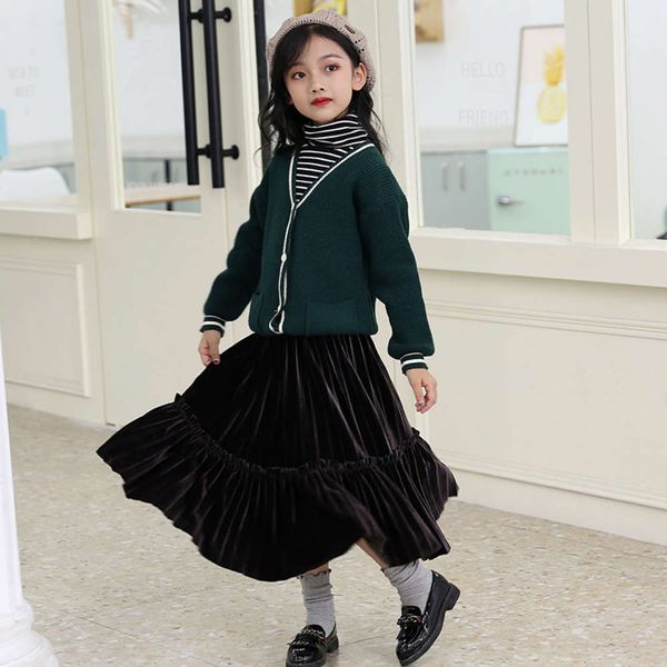 parent girl's veet children's child foreign pleated school sle little girl cake skirt autumn and winter 7fey, Blue
parent girl's veet children's child foreign pleated school sle little girl cake skirt autumn and winter 7fey, Blue