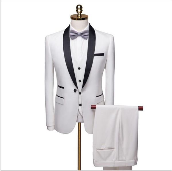 белый смокинг blazer one button white groom tuxedos лучший мужчина шаль отволошенок groomsman мужские свадебные костюмы жених (куртка + брюк, Black
белый смокинг blazer one button white groom tuxedos лучший мужчина шаль отволошенок groomsman мужские свадебные костюмы жених (куртка + брюк, Black