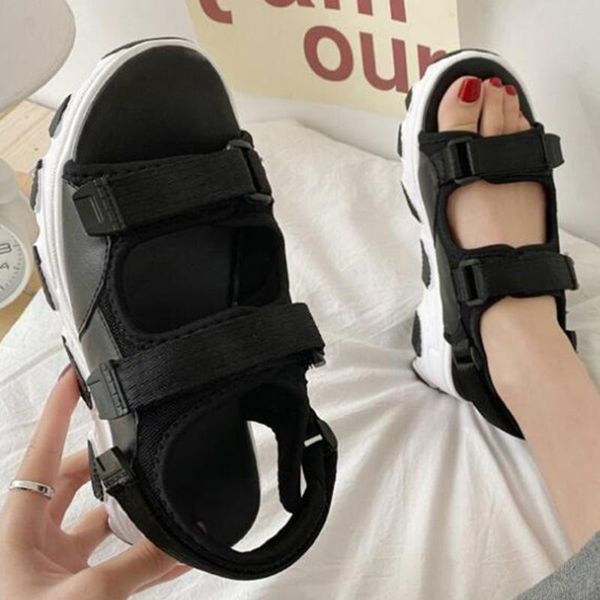 women shoes summer outdoor female beach sandals platform flat comfort fashion casual sport sandals girl 2020 buty damskie xx299, Black
women shoes summer outdoor female beach sandals platform flat comfort fashion casual sport sandals girl 2020 buty damskie xx299, Black