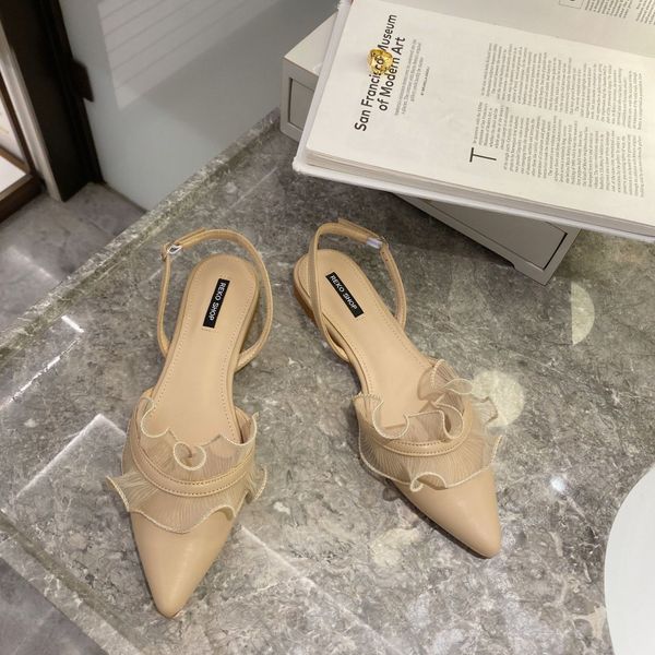 2021 new mode summer pointed lace-style wome oceanic shoes 7swv, Black
2021 new mode summer pointed lace-style wome oceanic shoes 7swv, Black