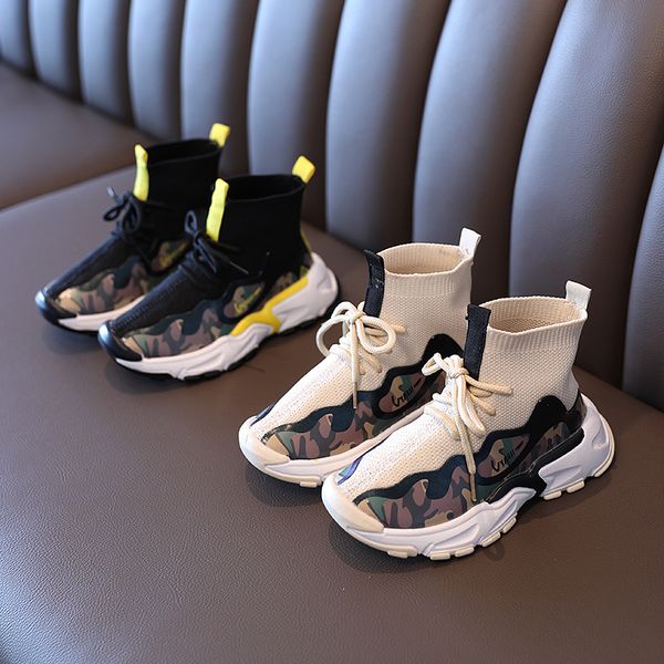 children's sports 2020 spring and autumn new boys fashion casual girls flying woven stretch socks shoes, Black
children's sports 2020 spring and autumn new boys fashion casual girls flying woven stretch socks shoes, Black