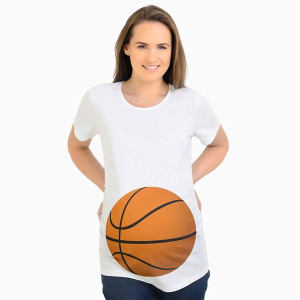 maternity & tees fashion basketball printed pregnancy t shirt casual for pregnant women plus size summer short sleeve t-shirt1, White
maternity & tees fashion basketball printed pregnancy t shirt casual for pregnant women plus size summer short sleeve t-shirt1, White