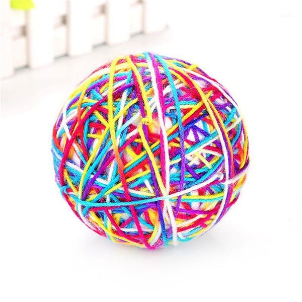 2021 pet favorite toy pet cat toy colorful handmade bells bouncy ball built-in catnip interactive dropshipping #08161
2021 pet favorite toy pet cat toy colorful handmade bells bouncy ball built-in catnip interactive dropshipping #08161