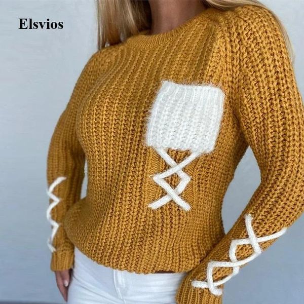 2020 elegant o-neck loose knitted sweater winter autumn long sleeve women sweater jumper casual cross string pocket pullover, White;black
2020 elegant o-neck loose knitted sweater winter autumn long sleeve women sweater jumper casual cross string pocket pullover, White;black
