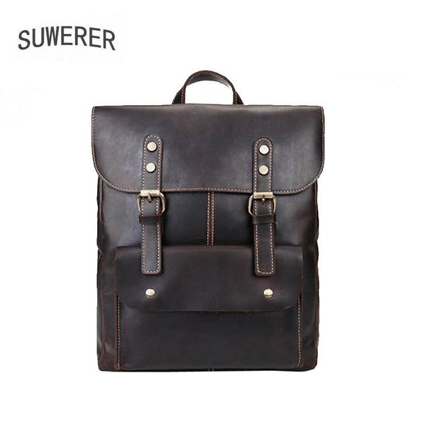 suwerer genuine leather backpack men bag leather retro backpack multifunctional men and women backpaack
suwerer genuine leather backpack men bag leather retro backpack multifunctional men and women backpaack