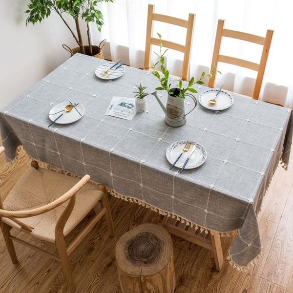table cloth linen tablecloth with tassel waterproof oilproof thick rectangular wedding dining cover plaid decor textil
table cloth linen tablecloth with tassel waterproof oilproof thick rectangular wedding dining cover plaid decor textil