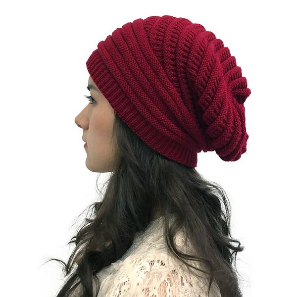beanie/skull caps solid color women knitted hat plain winter casual loose thick warmer bonnet outdoor protect earbaggy ski cap beanie, Blue;gray
beanie/skull caps solid color women knitted hat plain winter casual loose thick warmer bonnet outdoor protect earbaggy ski cap beanie, Blue;gray