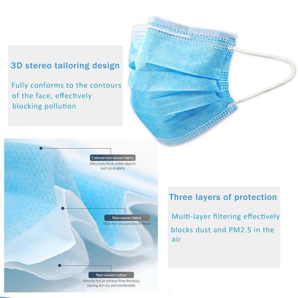 factory price mask layers dustproof dhl 3 face facial protective cover masks anti-dust disposable salon
factory price mask layers dustproof dhl 3 face facial protective cover masks anti-dust disposable salon