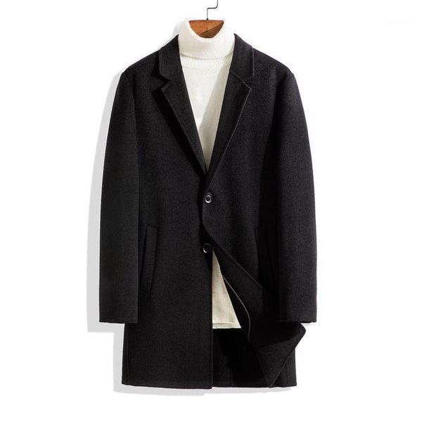 siqi long new double-sided male cashmere coat in long business casual cloth coat male1, Black
siqi long new double-sided male cashmere coat in long business casual cloth coat male1, Black