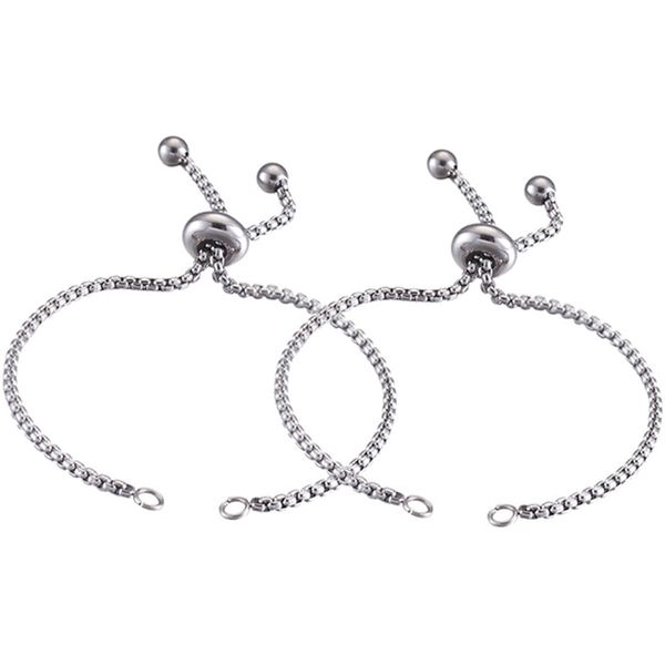 10pcs 230mm adjustable 304 stainless steel bracelet making slider bracelets for women diy jewelry charm 220225, Golden;silver
10pcs 230mm adjustable 304 stainless steel bracelet making slider bracelets for women diy jewelry charm 220225, Golden;silver
