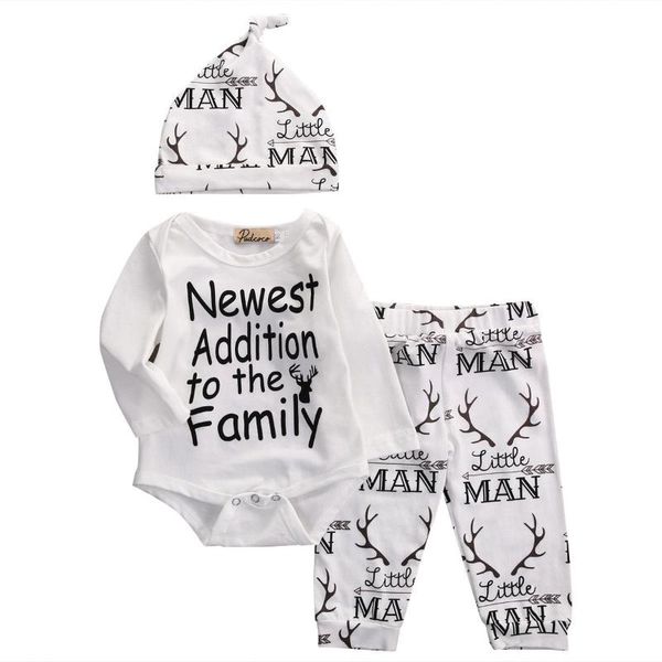 clothing sets emmababy 2021 0-18m born baby boys autumn 3pcs set long sleeve est addition letter print bodysuit+pants+hat infant outfits, White
clothing sets emmababy 2021 0-18m born baby boys autumn 3pcs set long sleeve est addition letter print bodysuit+pants+hat infant outfits, White