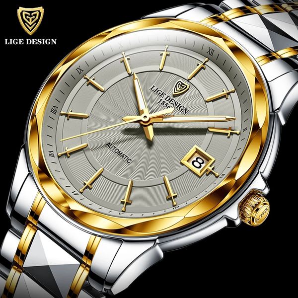 2020 lige fashion wrist watch men automatic tourbillon tungsten steel waterproof business mechanical watches relogio masculino, Silver
2020 lige fashion wrist watch men automatic tourbillon tungsten steel waterproof business mechanical watches relogio masculino, Silver