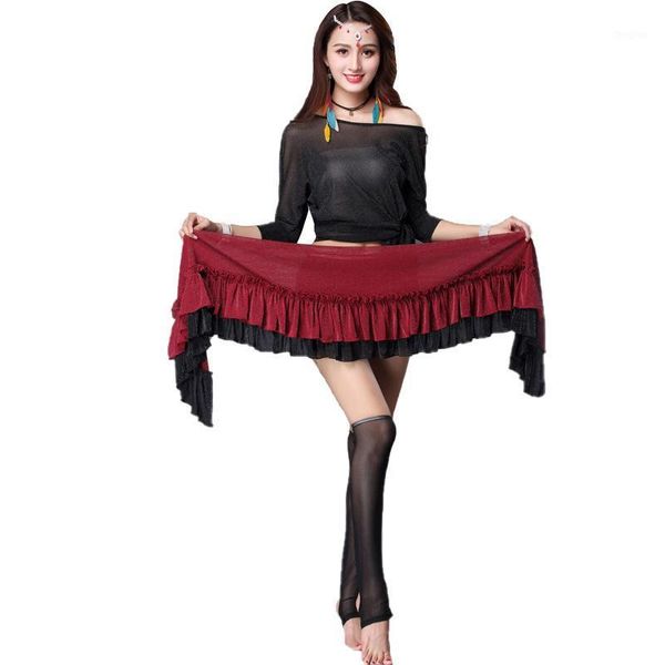 2pcs belly dance costume set mesh skirt bellydance practice clothes oriental dancing dancewear stage performance clothing1, Black;red
2pcs belly dance costume set mesh skirt bellydance practice clothes oriental dancing dancewear stage performance clothing1, Black;red