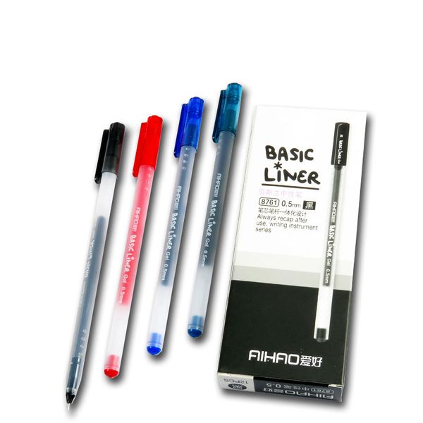 12 pcs/lot large capacity office gel pen set 0.5mm black/red/blue japanese gel pen handle for school supplies exam stationery
12 pcs/lot large capacity office gel pen set 0.5mm black/red/blue japanese gel pen handle for school supplies exam stationery
