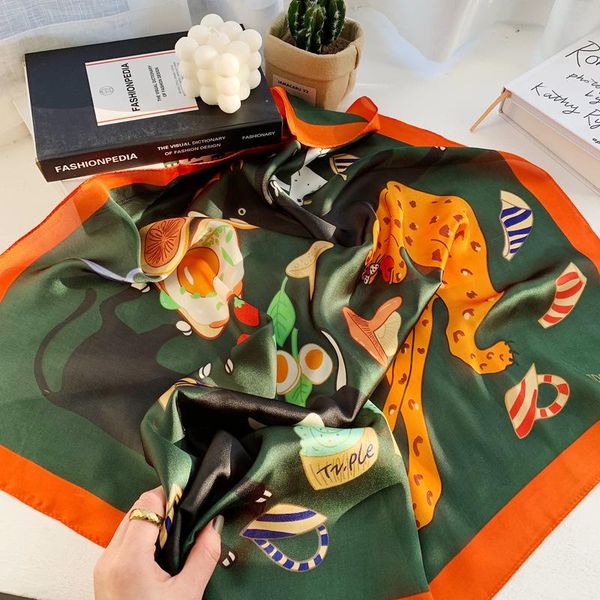 scarves elegant silk satin hair scarf for women small kerchief cute headband fashion print neck scarfs female 70*70cm green blue, Blue;gray
scarves elegant silk satin hair scarf for women small kerchief cute headband fashion print neck scarfs female 70*70cm green blue, Blue;gray
