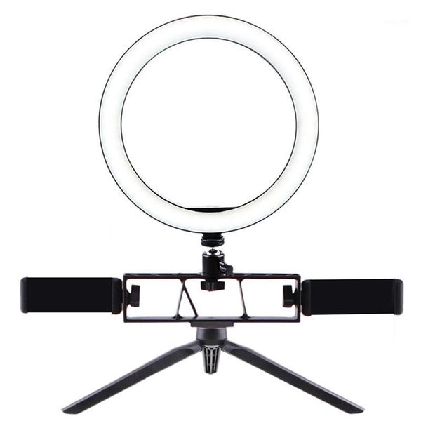 26cm dimmable ring light with tripod and dual phone clip for makeup live pgraphic studio and youtube1
26cm dimmable ring light with tripod and dual phone clip for makeup live pgraphic studio and youtube1