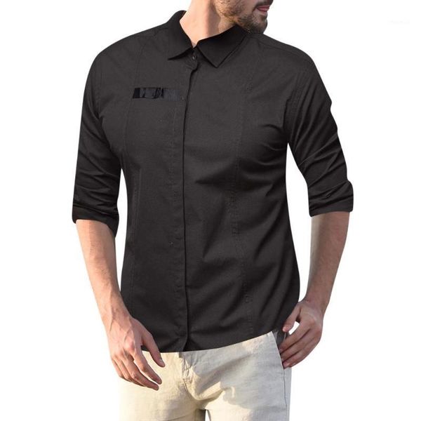 mens autumn dress shirt long sleeve office bussiness basic black fit silm streetwear shirt blouse pocket camisas hombre1, White;black
mens autumn dress shirt long sleeve office bussiness basic black fit silm streetwear shirt blouse pocket camisas hombre1, White;black