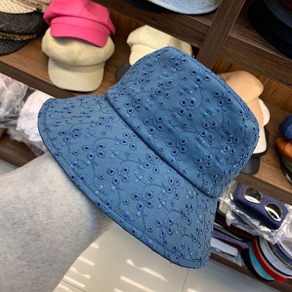 new cotton embroidered 2020 hollow out flower fisherman's women's korean style versatile summer sun hat, Blue;gray
new cotton embroidered 2020 hollow out flower fisherman's women's korean style versatile summer sun hat, Blue;gray