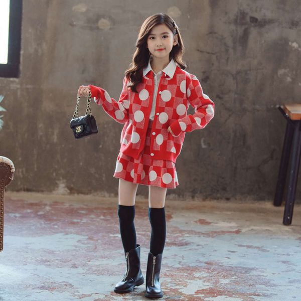 2020 new korean version zhongda children's two piece cardigan sweater skirt suit autumn girls' wear kwpd, Blue
2020 new korean version zhongda children's two piece cardigan sweater skirt suit autumn girls' wear kwpd, Blue