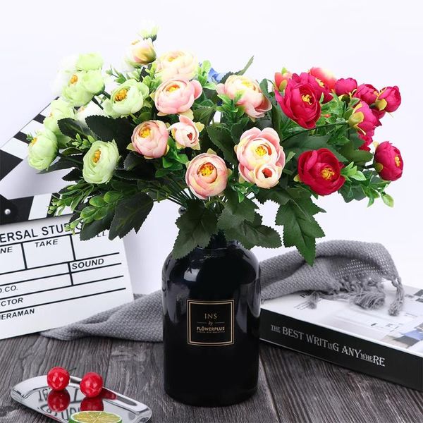 new 6 branches vivid fake peony flower silk flower autumn artificial flowers wedding home party decoration
new 6 branches vivid fake peony flower silk flower autumn artificial flowers wedding home party decoration