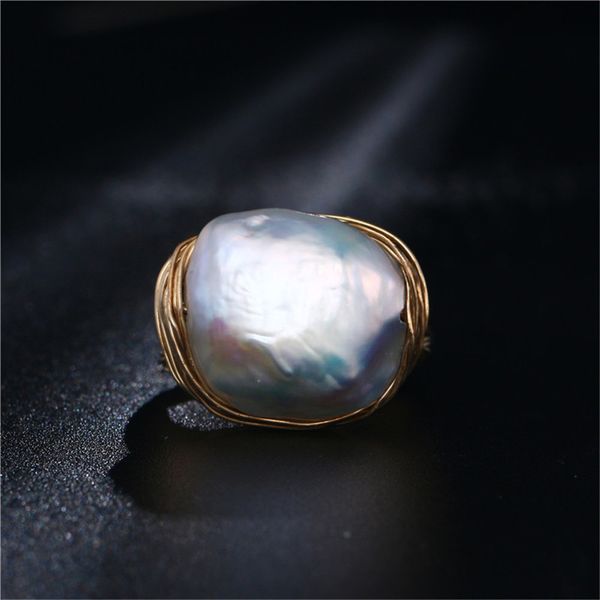 a gift of love near round freshwater pearl ring baroque style gold wire wrapped ring luxury pearl wedding ring for, Slivery;golden
a gift of love near round freshwater pearl ring baroque style gold wire wrapped ring luxury pearl wedding ring for, Slivery;golden