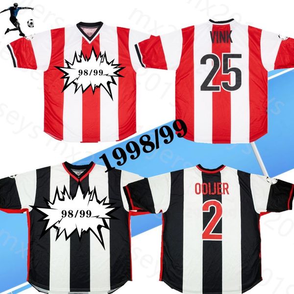 1998 1999 retro soccer jerseys home shirt ooijer #2 vink #25 90 92 98 99 away classic football shirt, Black;yellow
1998 1999 retro soccer jerseys home shirt ooijer #2 vink #25 90 92 98 99 away classic football shirt, Black;yellow