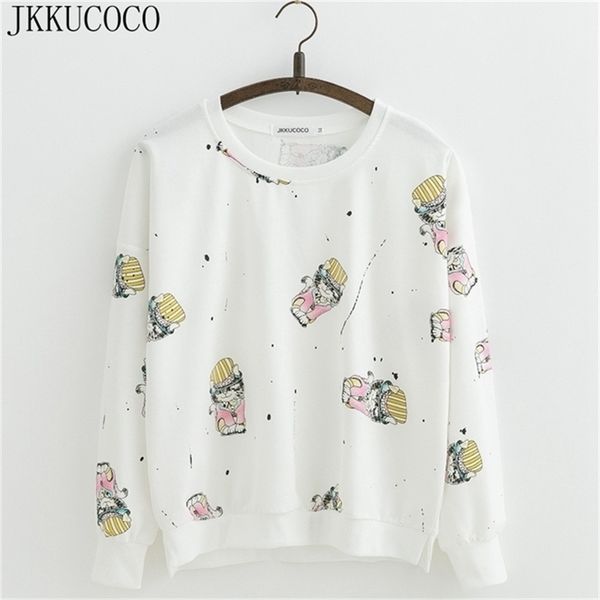 jkkucoco funny cartoon pink lion print women cotton hoodies batwing sleeve loose sweatshirts women thin casual pullovers s m 201208, Black
jkkucoco funny cartoon pink lion print women cotton hoodies batwing sleeve loose sweatshirts women thin casual pullovers s m 201208, Black