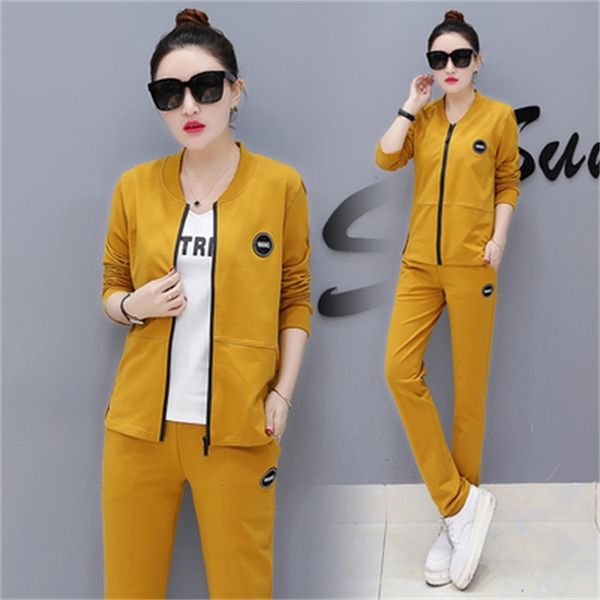 casual two pieces pants korean tracksuit feminine of women's training matches 523c, White
casual two pieces pants korean tracksuit feminine of women's training matches 523c, White