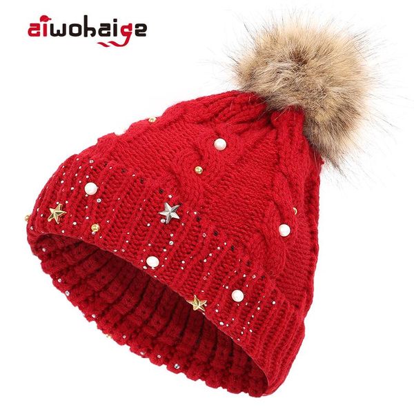 2020 new fashion ladies pompom knit beanie women shiny casual rhinestone hat christmas female warm soft cap skullies bonnet girl, Blue;gray
2020 new fashion ladies pompom knit beanie women shiny casual rhinestone hat christmas female warm soft cap skullies bonnet girl, Blue;gray