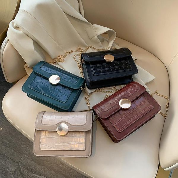 women pu leather handbags retro crocodile pattern small chain crossbody bag female shoulder messenger bag ladies pures bolsas
women pu leather handbags retro crocodile pattern small chain crossbody bag female shoulder messenger bag ladies pures bolsas