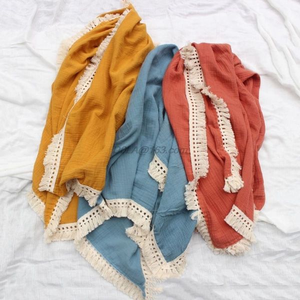 newborn swaddle muslin tassel infant baby blanket receiving blanket swaddle wrap blanket 1016
newborn swaddle muslin tassel infant baby blanket receiving blanket swaddle wrap blanket 1016