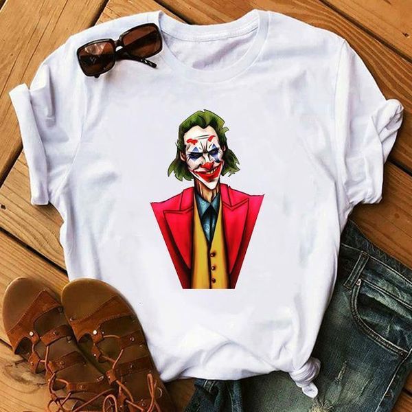 joker cool short sleeve t-shirt women summer new hip hop punk casual homme hipster streetwear girl, White
joker cool short sleeve t-shirt women summer new hip hop punk casual homme hipster streetwear girl, White
