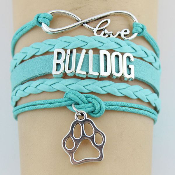 infinity love bulldog paw charm wrap bracelets dog paw print charms animal bracelet gift women & men bracelets jewelry, Golden;silver
infinity love bulldog paw charm wrap bracelets dog paw print charms animal bracelet gift women & men bracelets jewelry, Golden;silver