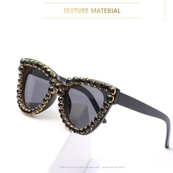 sunglasses oversized cat eye bling rhinestone retro women ladies fashion handmade sun glasses beach party, White;black
sunglasses oversized cat eye bling rhinestone retro women ladies fashion handmade sun glasses beach party, White;black