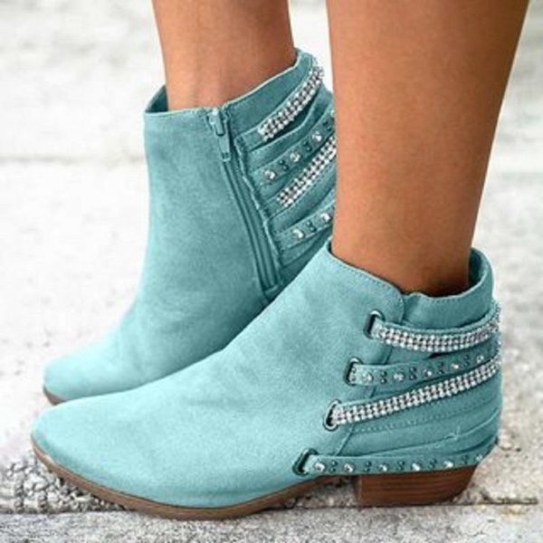 2020 autumn winter women low heels ankle boots rhinestone platform vintage ladies boots buckle strap punk female shoes, Black
2020 autumn winter women low heels ankle boots rhinestone platform vintage ladies boots buckle strap punk female shoes, Black